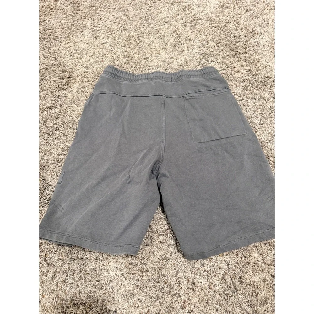 Zara Boys Gray Knit Shorts Size 11-12 Cotton Blend Drawstring Casual Lounge
